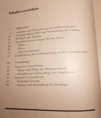 Dr. Horst Müller Erdbeeranbau 1964 Erbeere VEB Deutscher Landwirtschafts Verlag