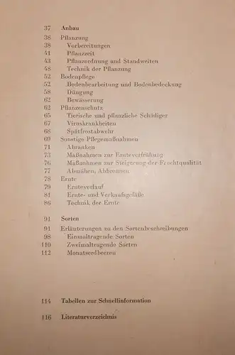 Dr. Horst Müller Erdbeeranbau 1964 Erbeere VEB Deutscher Landwirtschafts Verlag