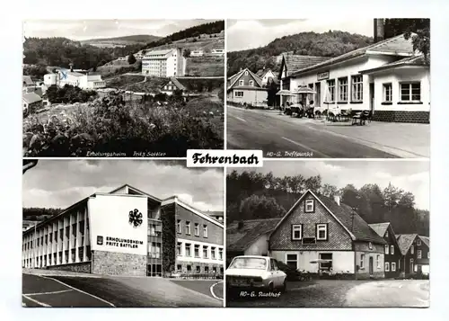 DDR Ak Fehrenbach Erholungsheim HO Treffpunkt 1983