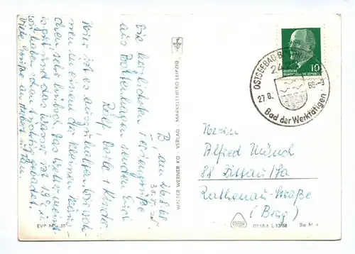 DDR Ak Gruss aus Boltenhagen 1968