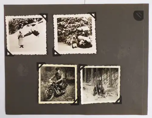 Lot Fotos Grenze Motorrad EMW SR Volkspolizei Krad Beiwagen 1950er 60er DDR