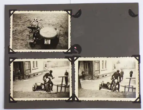 Lot Fotos Grenze Motorrad EMW SR Volkspolizei Krad Beiwagen 1950er 60er DDR