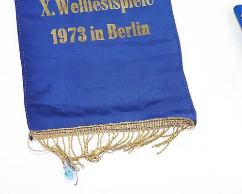 DDR Wimpel Treffen Dreiländereck Vorbereitung Weltfestspiele 1972 1973