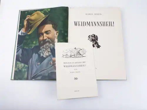 Weidmannheil Karel Hajek Artia 1954 Waidmann Jäger Buch