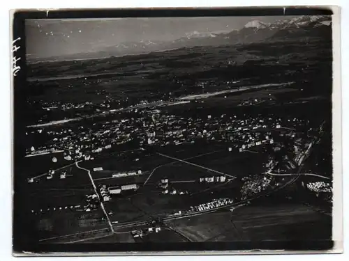 Foto Flieger Bataillon Kammer Rosenheim 1 WK Fliegeraufnahme Luftbild 1907