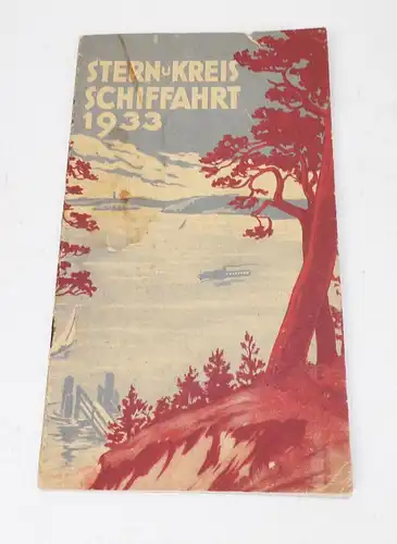 Fahrplan Kreisschifffahrt Stern Dampfer 1933