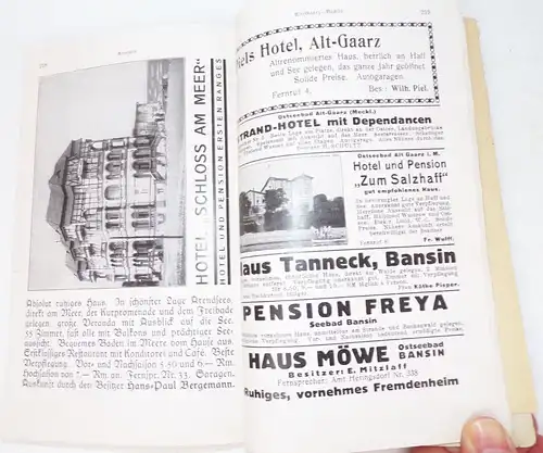 Die Ostsee Führer durch die Badeorte 1929 mit Danzig Memel Ostpreußen