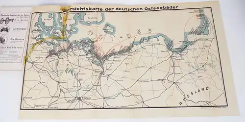 Die Ostsee Führer durch die Badeorte 1929 mit Danzig Memel Ostpreußen