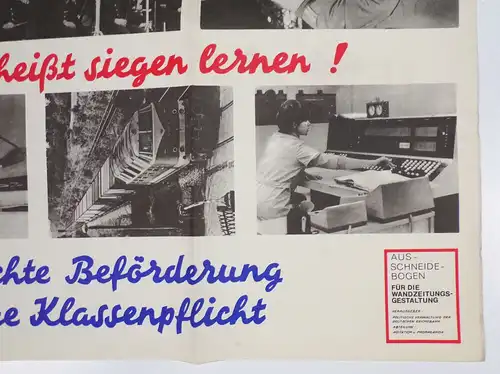 Propaganda Plakat 50 Jahre Sowjetrepublik Agitation Wandzeitung DDR Poster