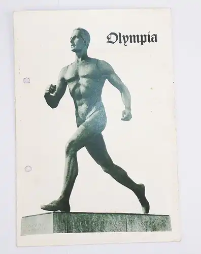 Olympia 1936 Erinnerung Sparkasse Wilthen