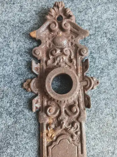 Türbeschalg alt antik Langschild alter Beschlag für Türen Eisen