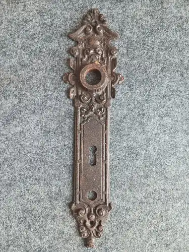 1 Originaler alter Türbeschlag aus Eisen Beschlag antik für Türen