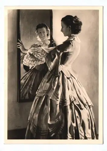 Ak München Haus der Deutschen Kunst Jul. U. Engelhard um 1940 Am Spiegel