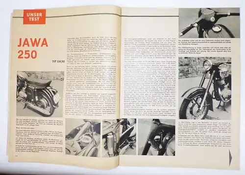 DDR Zeitung Der Deutsche Straßenverkehr 6 von 1963 Jawa 250 Motorrad