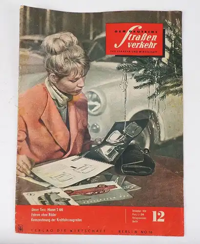Der Deutsche Straßenverkehr Zeitschrift 12 von 1959 Manet S100 Skoda