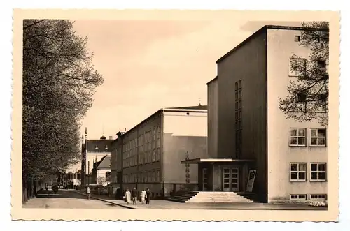 DDR Ak Zizza in Sachsen Berufsschule für Bauwesen 1960