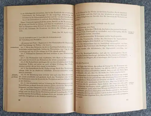 Arbeitsheft für den Geschichtsunterricht 1949 Günther Schmidt Pariser Kommune