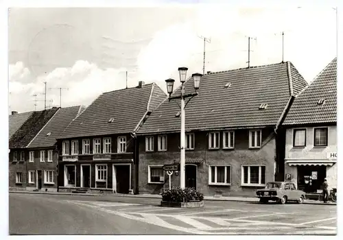 DDR Ak Neukalen Kreis Malchin Markt 1981