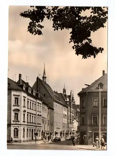 DDR Ak Freiberg Sachsen August Bebel Straße 1969