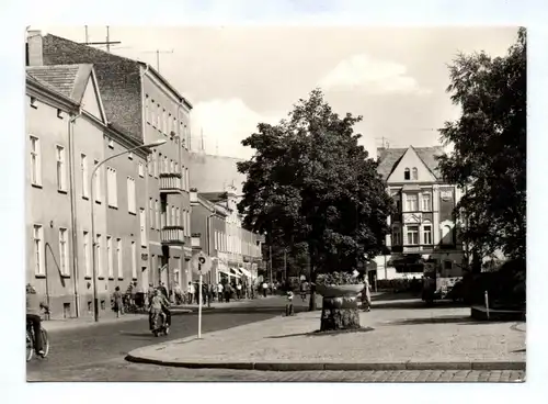 DDR Ak Fürstenwalde Spree Enrst Thälmann Straße 1974