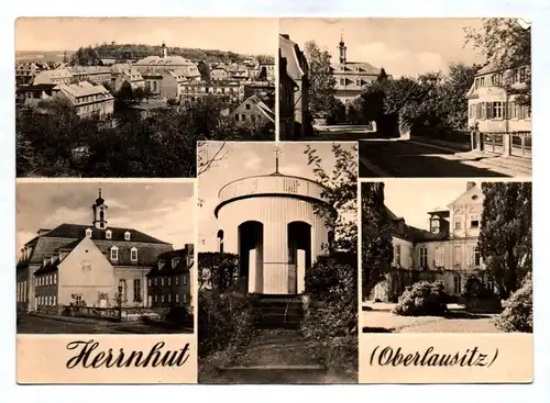 DDR Ak Herrnhut Oberlausitz 1961
