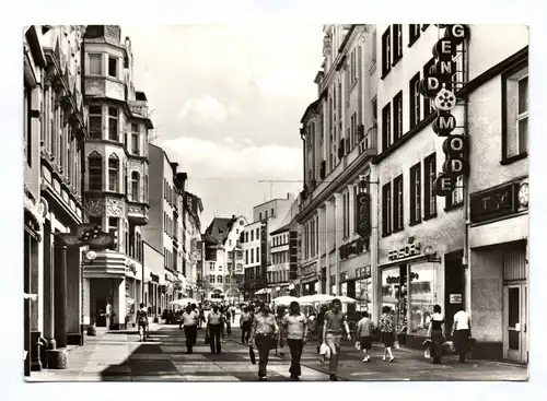 DDR Ak Halle Saale Klement Gottwald Straße 1976