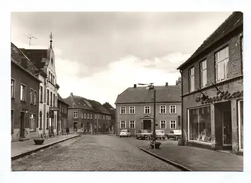 DDR Ak Badsülze Kr Ribnitz Damgarten Karl Marx Platz 1981