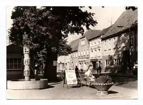 DDR Ak Röbel Müritz Straße des Friedens 1974