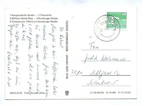 DDR Ak Seifhennersdorf Kr Zittau Teilansicht Wilhelm Stolle Weg 1983