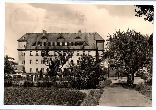 DDR Ak Mittelherwigsdorf Kreis Zittau Feierabendheim 1965