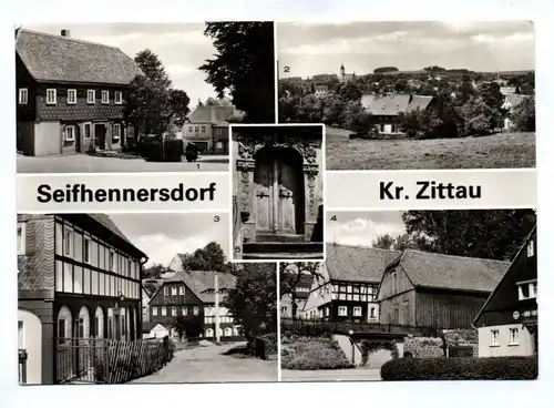 DDR Ak Seifhennersdorf Kr Zittau Neugersdorfer Straße