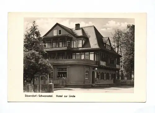 DDR Ak Sitzendorf Schwarzatal 1953