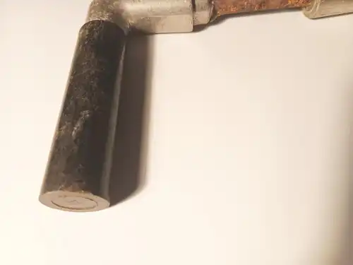 Türklinke Bakelit doppelt alter Türgriff Aluminium beidseitig