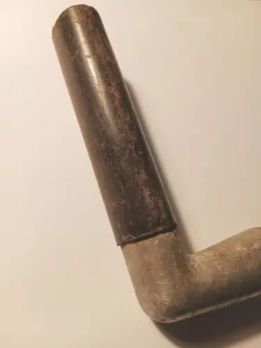 Alter Türgriff antik beidseitig Bakelit Aluminium Türklinke doppelt