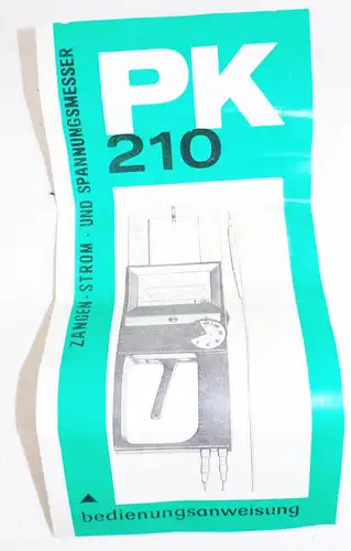 Stromzange Spannungsmesser PK210 Meßgerät CSR bis 600 Volt Voltmeter