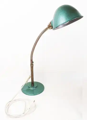 Alte Schreibtischlampe Schwanenhals Leuchte E27 Art Deco Lampe
