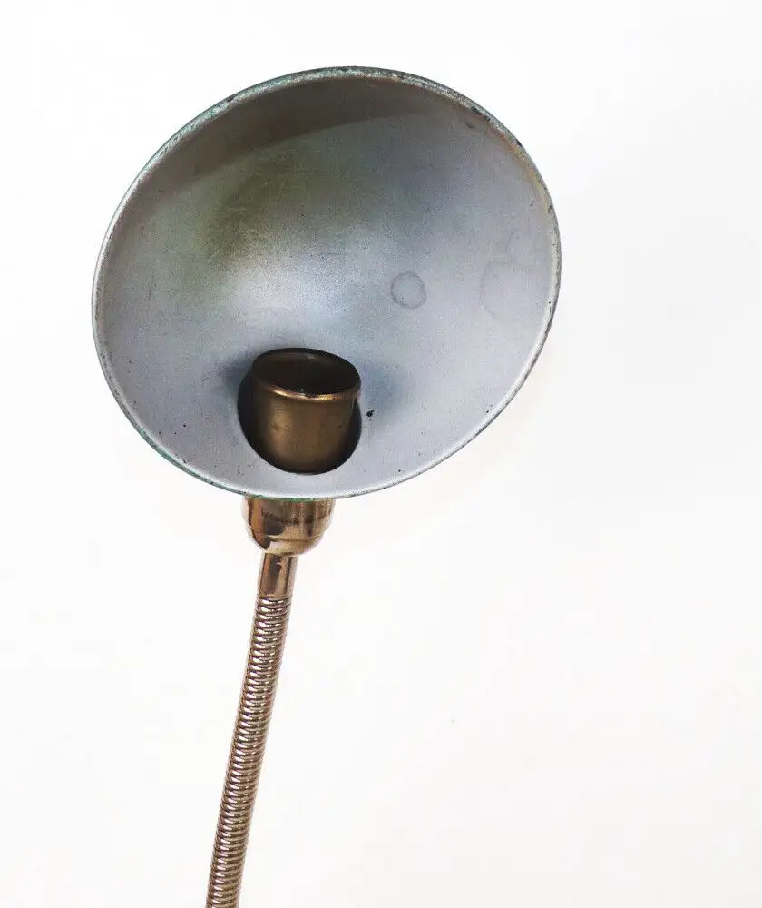 Alte Schreibtischlampe Schwanenhals Leuchte E27 Art Deco Lampe Nr.  195992698824 - oldthing: Lampen