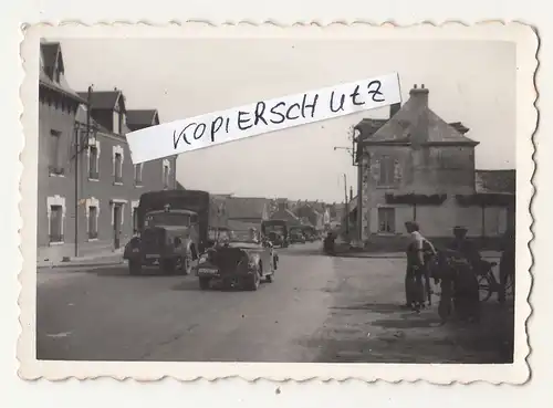 Foto Division auf dem Vormarsch 2 Wk WW2 Staffelkennung ! (F2094