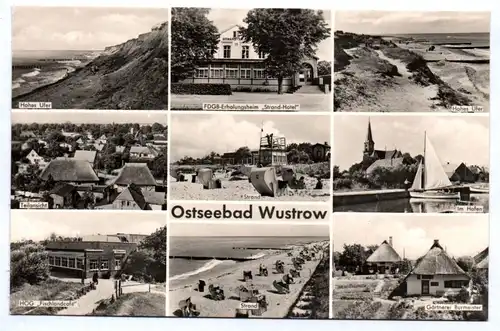 Ak Ostseebad Wustrow Mehrbild 1959