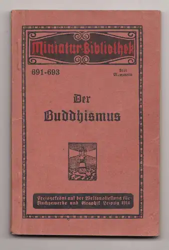 Miniatur Bibliothek 691-693 Der Buddhismus