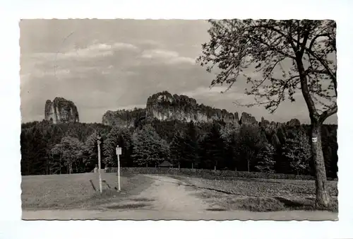 Ak Sächsische Schweiz Schrammsteine 1960 DDR