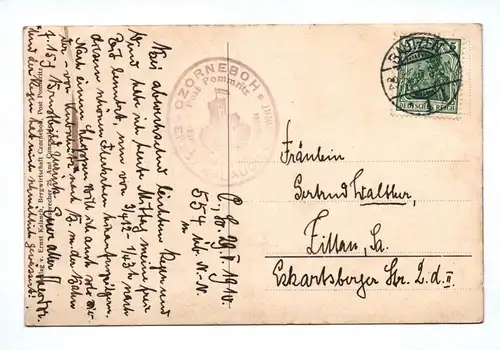 Ak Hochkirch mit dem Czorneboh obersorbisch Čornobóh 1910