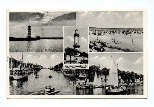 Ak Warnemünde 1959 DDR