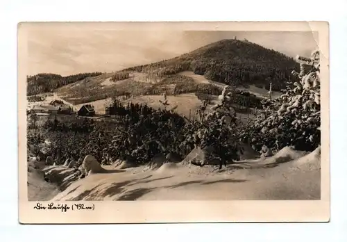 Ak Die Lausche im Zittauer Gebirge im Winter