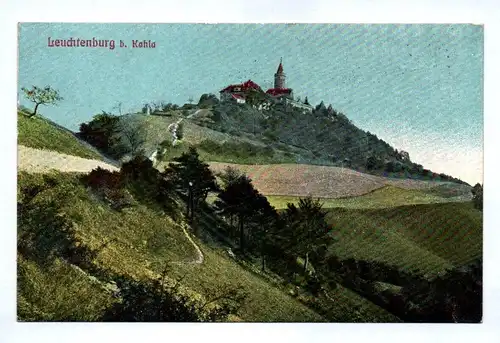 Ak Leuchtenburg bei Kahla