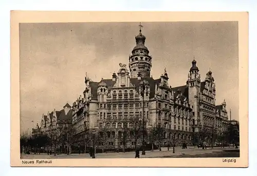 Ak Neues Rathaus Leipzig