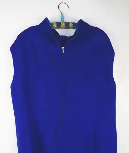 Kleid Jacke Kombi Blau 50er 60er Jahre DDR Damen Vintage Kostüm