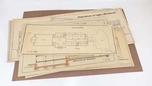 Dresden Architektur Zeichnungen ab 1921 Martin Dülfer Fritz Breitengroß