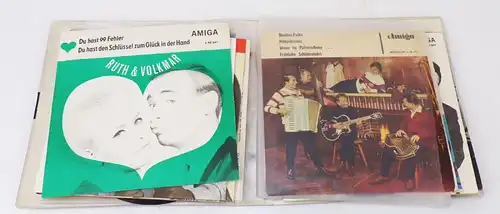 Amiga Single Album Konvolut Schallplatten
