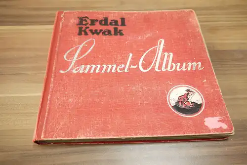 Erdal Kwak Sammelbilderalbum ca 18 Seiten 108 Karten Sammelbilder